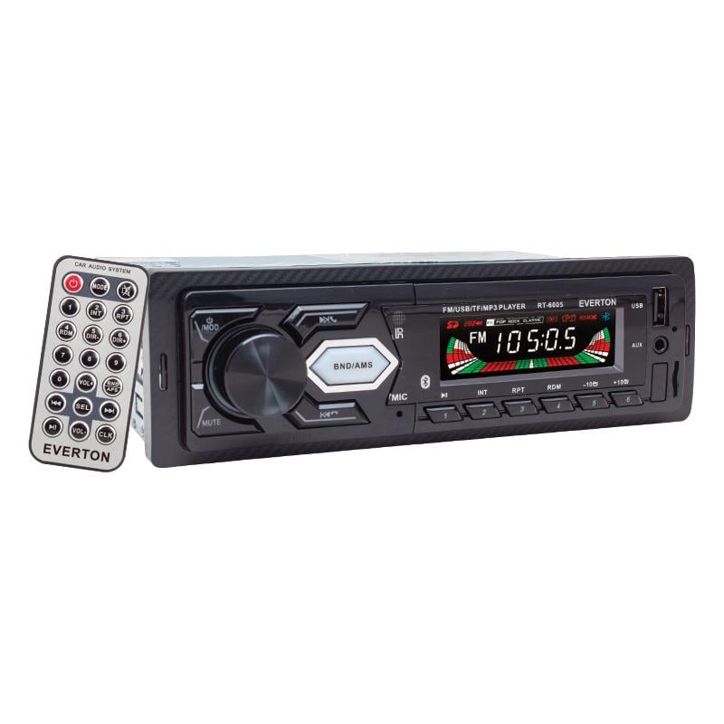 EVERTON RT-6005 USB/SD/FM/AUX/BT BLUETOOTHLU MEKANİKSİZ OTO TEYP 4X50 WATT