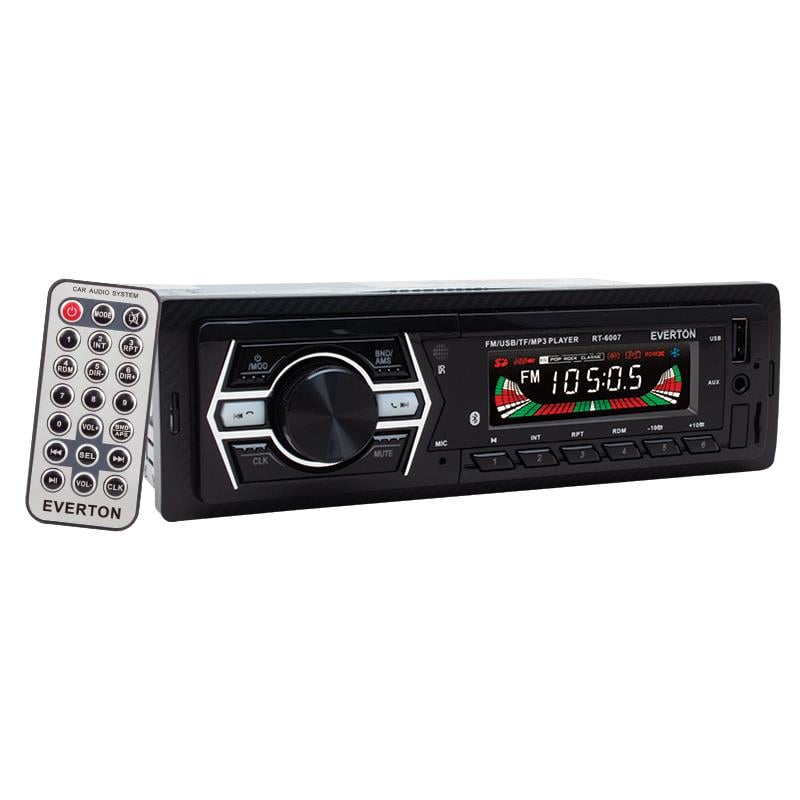 EVERTON RT-6007 USB/SD/FM/AUX/BT BLUETOOTHLU MEKANİKSİZ OTO TEYP 4X50 WATT