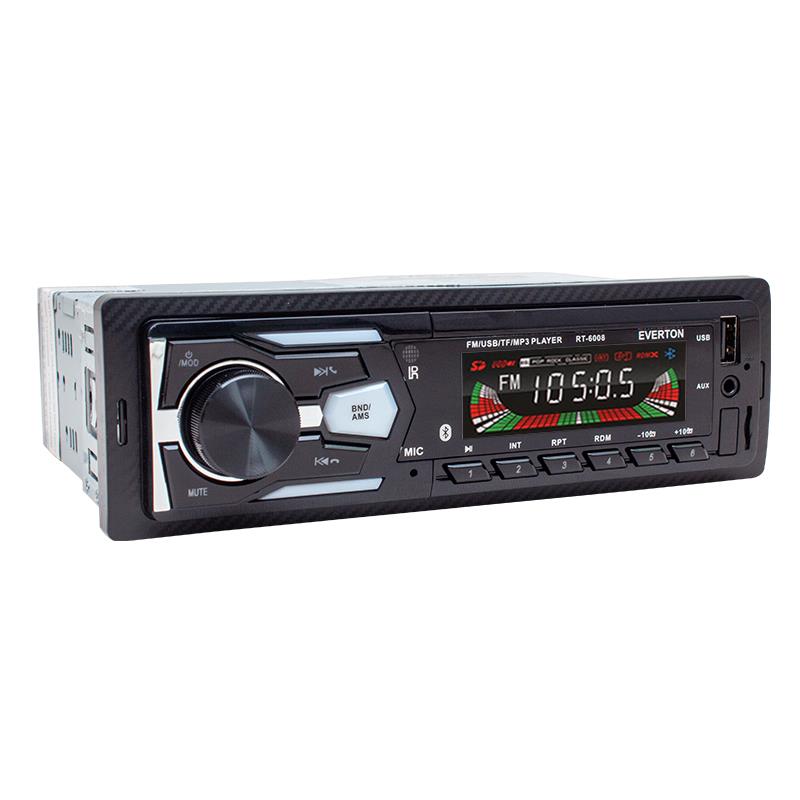 EVERTON RT-6008 USB/SD/FM/AUX/BT BLUETOOTHLU MEKANİKSİZ OTO TEYP 4X50 WATT