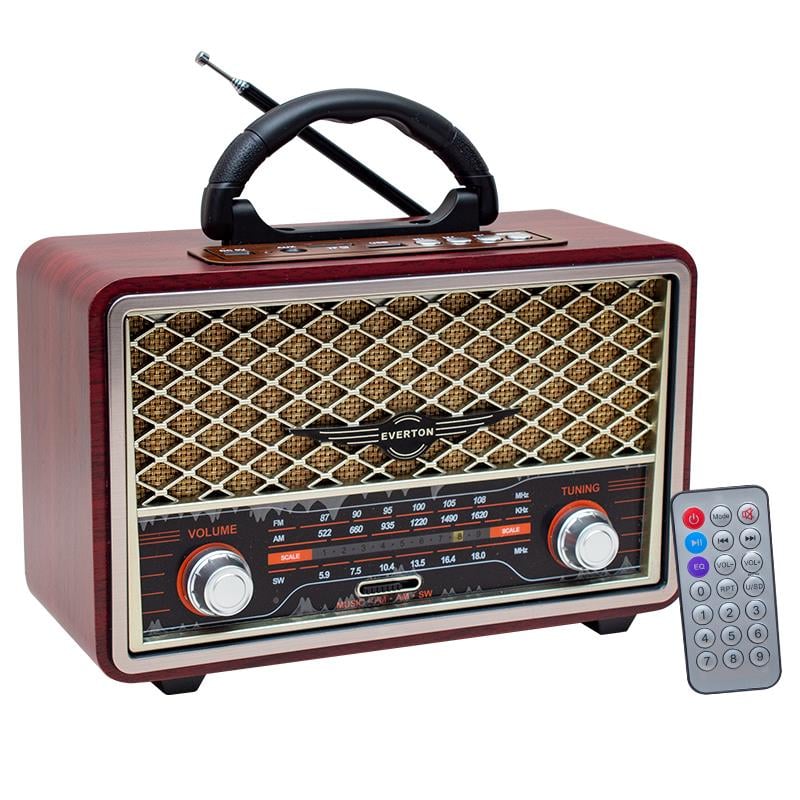 EVERTON RT-809BT USB/SD/FM/BLUETOOTH DESTEKLİ NOSTALJİK RADYO