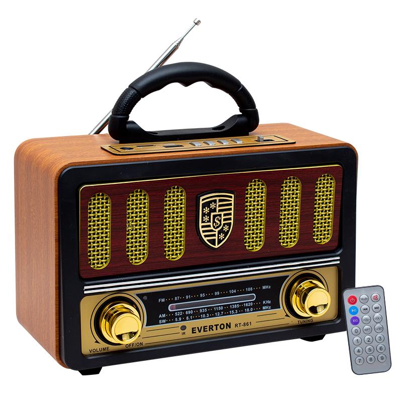 EVERTON RT-861BT USB/SD/FM/BLUETOOTH DESTEKLİ NOSTALJİK RADYO