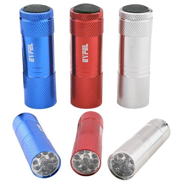 EYFEL EF-33 9 LEDLİ 3*AAA PİLLİ EL FENERİ (KARIŞIK RENK)