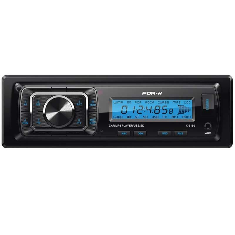 FOR-X X-3150 ÇIKMA KAFA KUMANDALI USB/SD/FM/AUX MEKANİKSİZ OTO TEYP 4X50 WATT