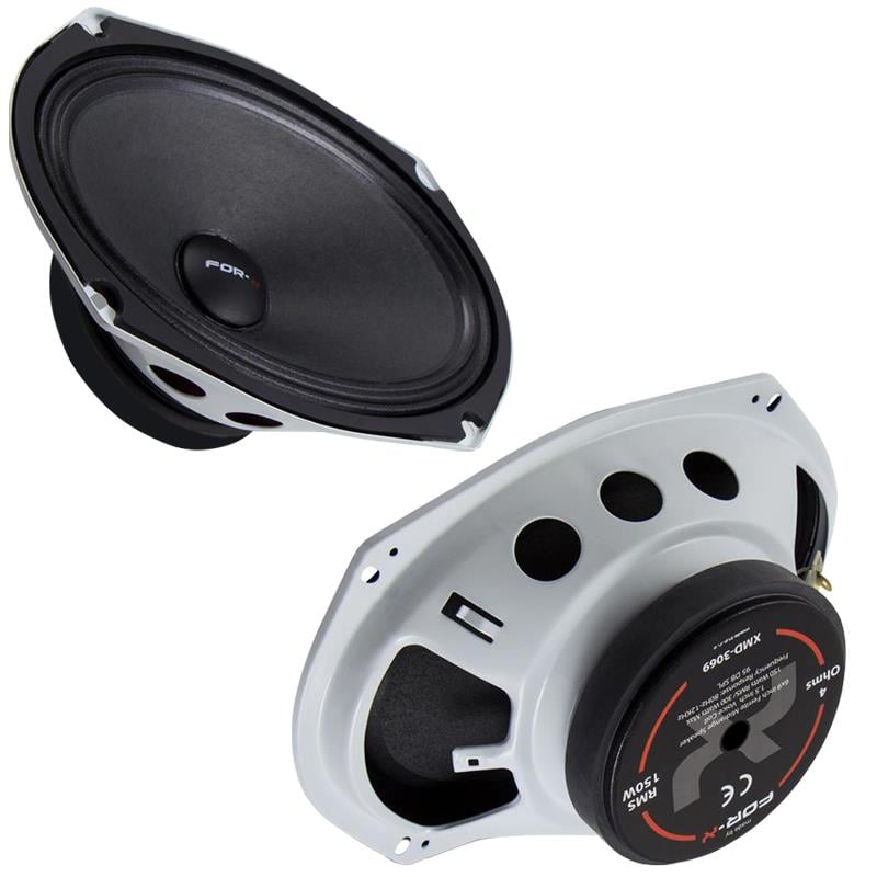 FOR-X XMD-3096 200 WATT 6X9 OVAL MIDRANGE OTO HOPARLÖR