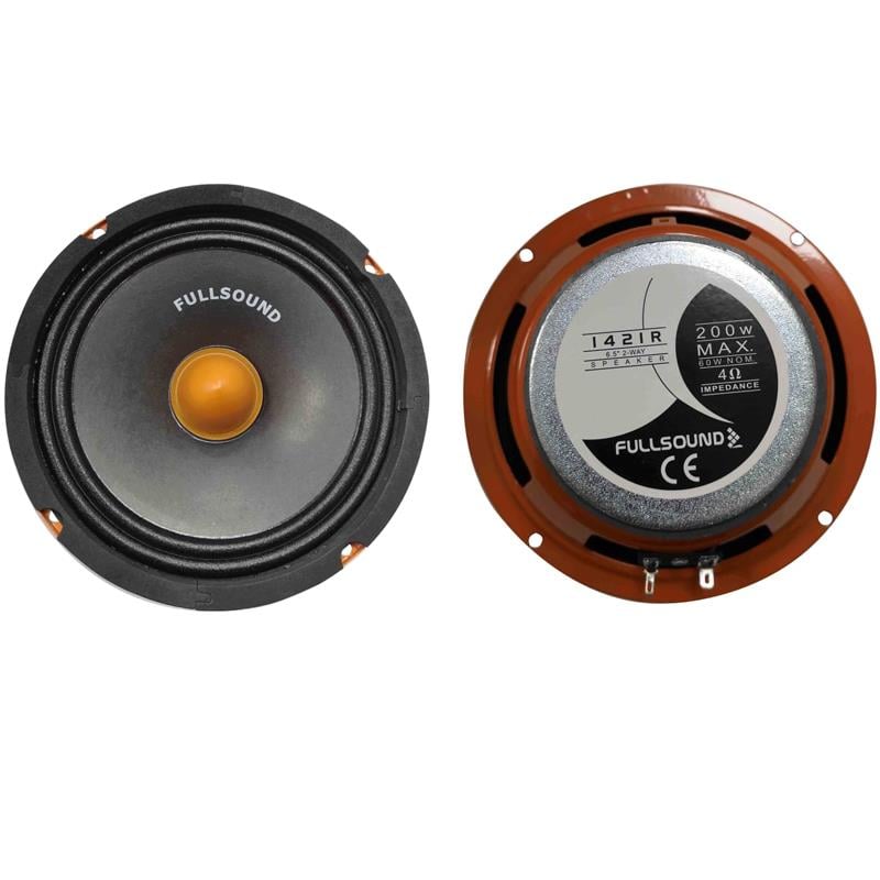 FULLSOUND 1421R 6.5 16 CM 4 OHM 200 WATT MIDRANGE HOPARLÖR (2Lİ TAKIM)