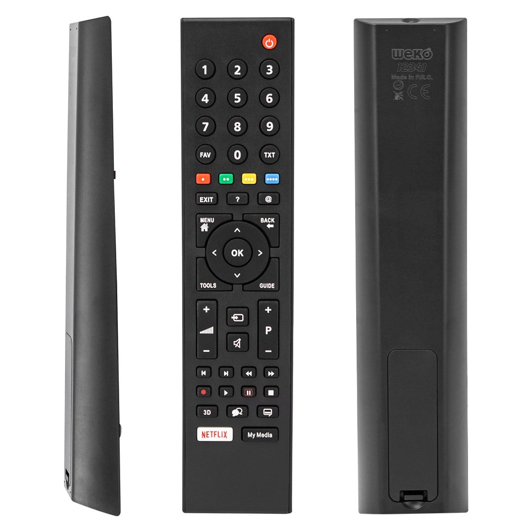 FULLY KL ARÇELİK-BEKO B43L 6652 5B GRUNDIG 49GCU 7900B NETFLIX-MY MEDIA TUŞLU LCD LED TV KUMANDA 300N