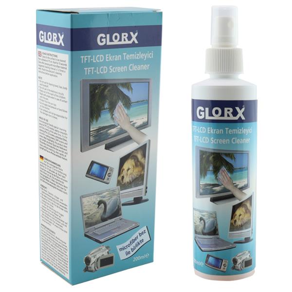 GLORX 200ML LCD TEMİZLEME SETİ + BEZ HEDİYELİ