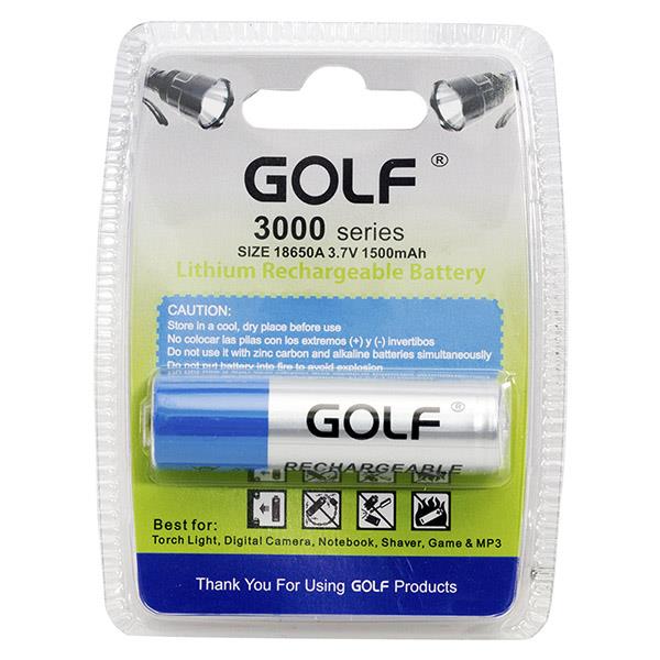 GOLF 3000 SERVİSİ 3.7 VOLT 1500 MAH BAŞLIKLI LİTYUM PİL (18650A)(BRİSTERLİ)