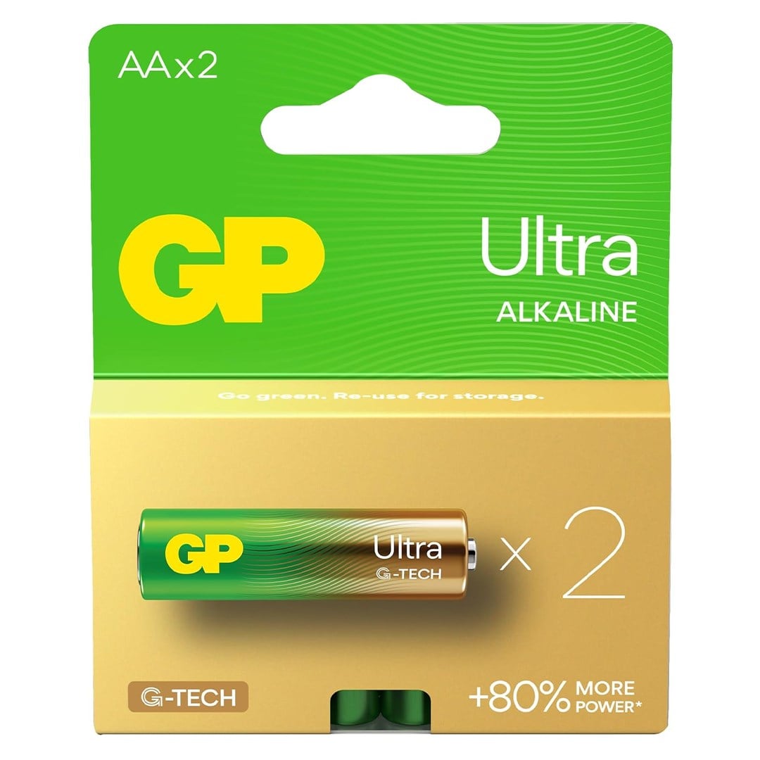 GP 15AU-2U2 ALKALİN AA KALEM PİL (2'Lİ PAKET FİYAT)