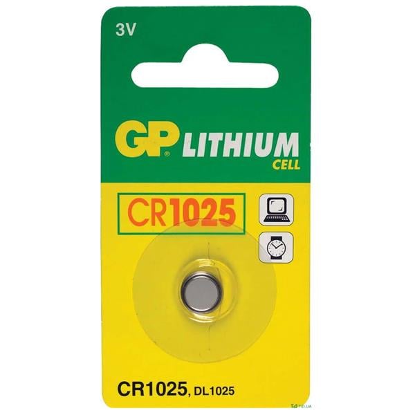 GP CR1025 3 VOLT LİTYUM TEKLİ PİL