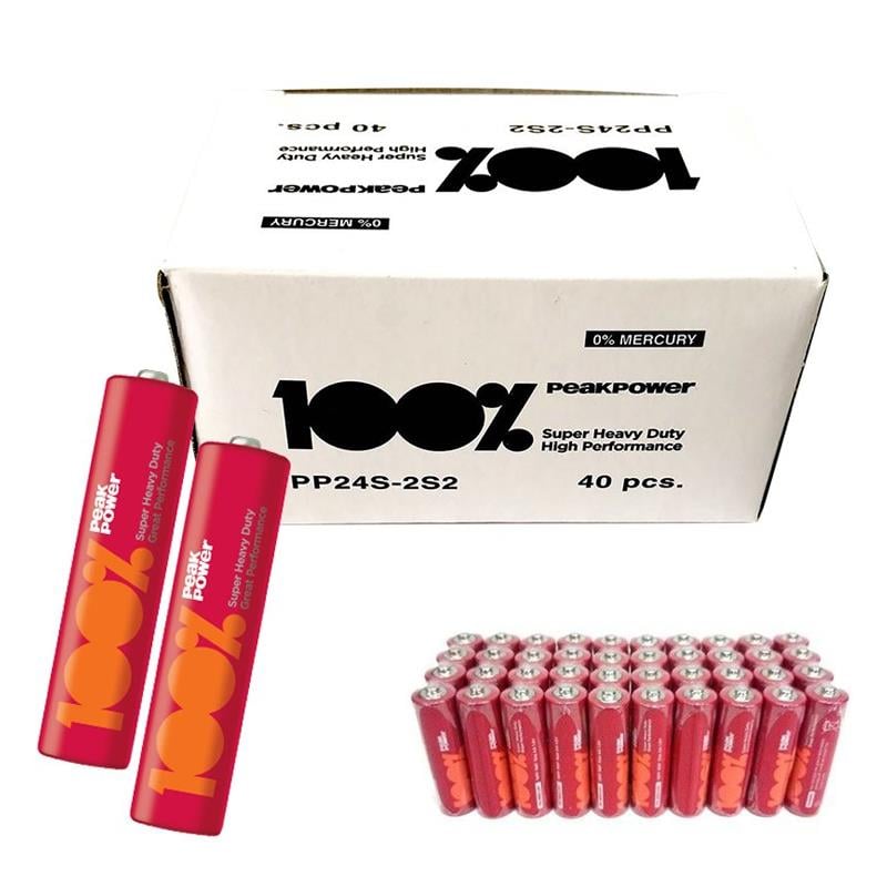 GP PEAK POWER 24SM 2S4 AAA İNCE KALEM PİL (40LI PAKET FİYATI)