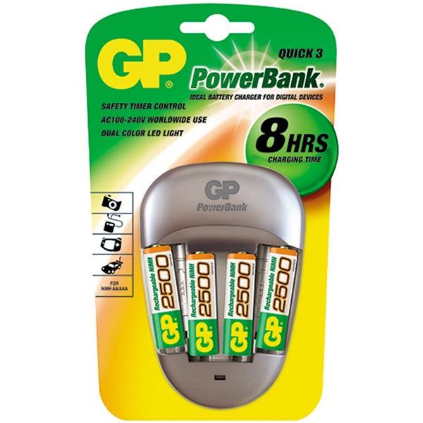 GP QUIK3 4X2500 PİL ŞARJ CİHAZI