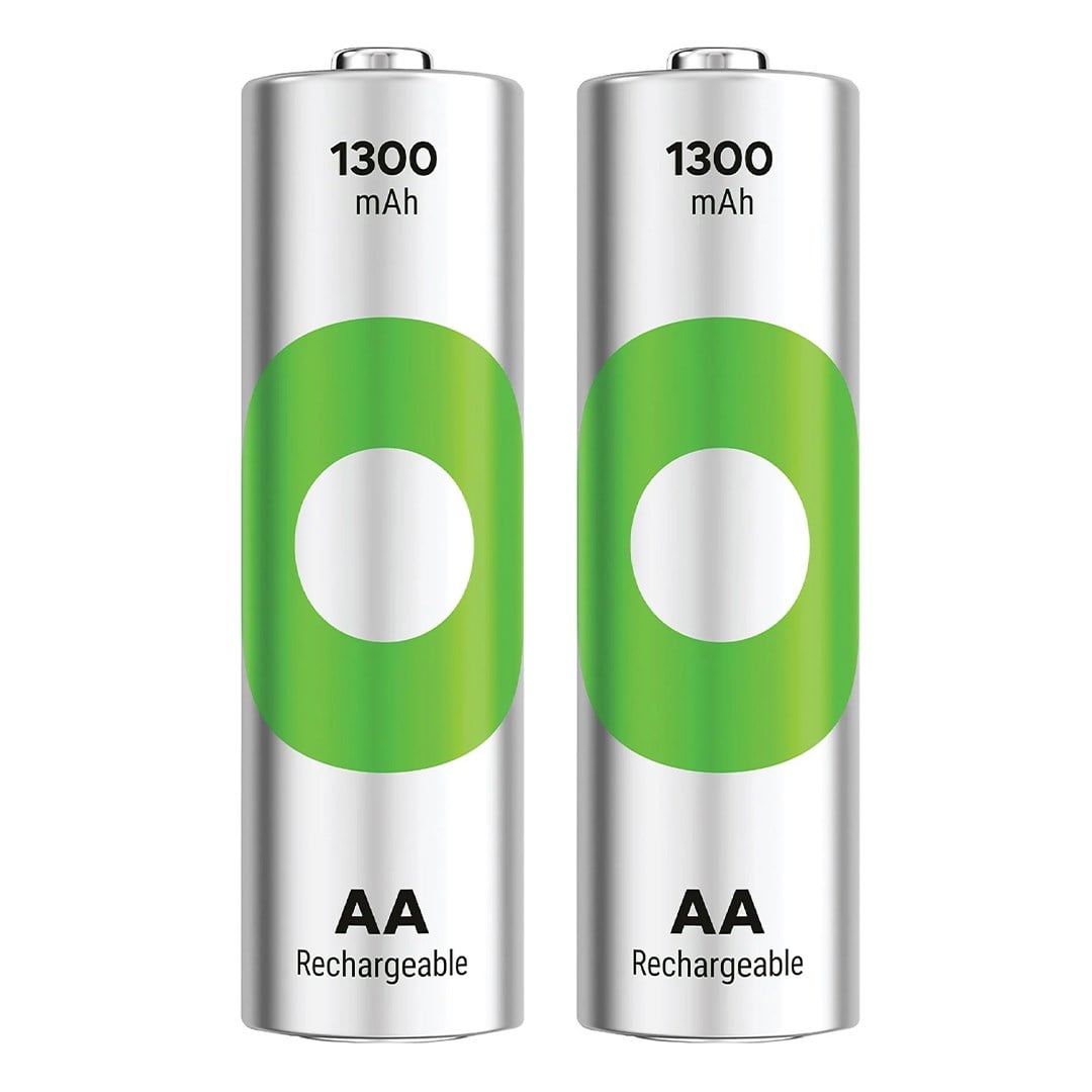 GP RECYKO 1300 MAH Nİ-MH 1.2 VOLT AA KALEM ŞARJLI PİL 2'Lİ PAKET GP130AAHCE-2EB2 (GPRHC132E000)