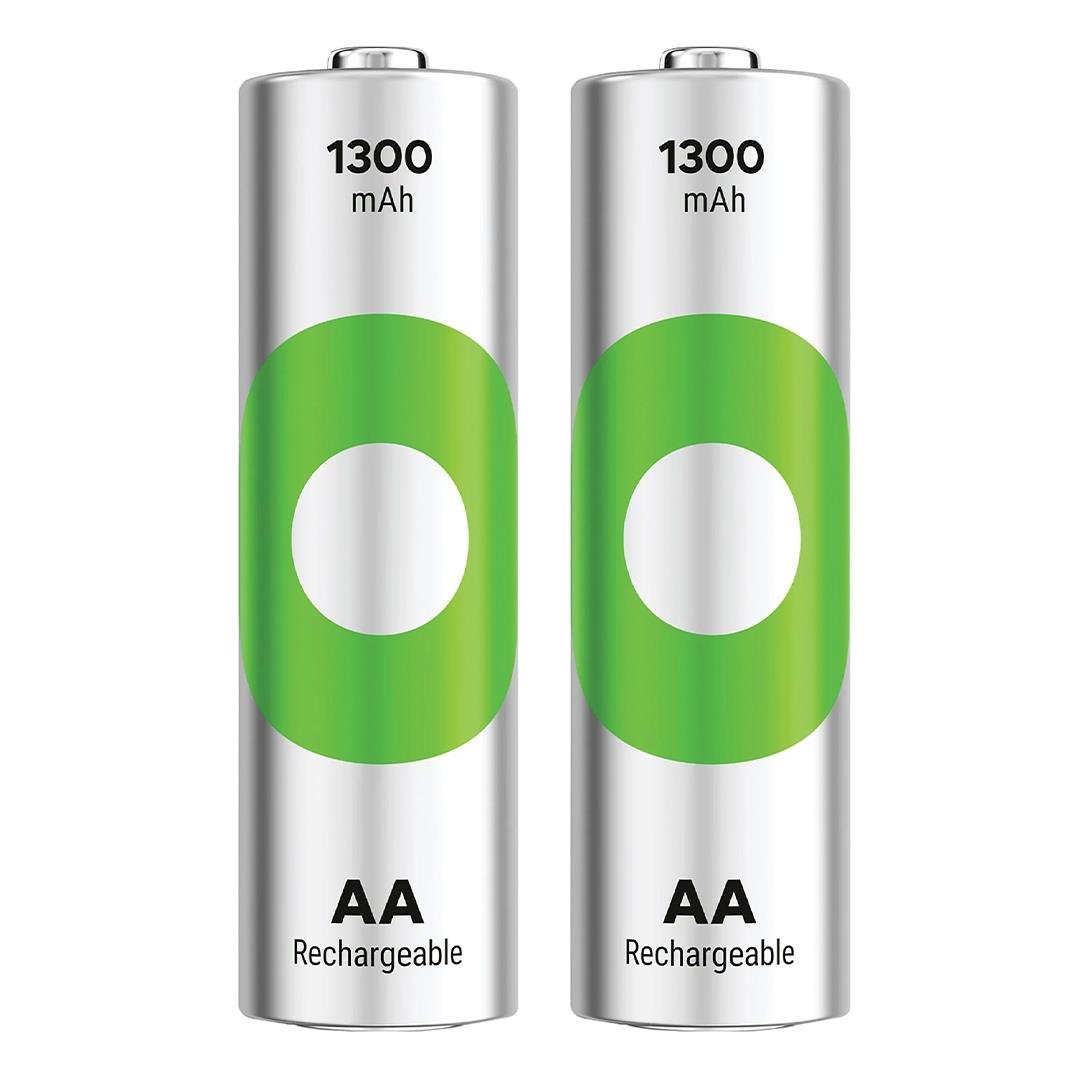 GP RECYKO 1300 MAH Nİ-MH 1.2 VOLT AA KALEM ŞARJLI PİL 2Lİ PAKET GP130AAHCE-2EB2 (GPRHC132E000)
