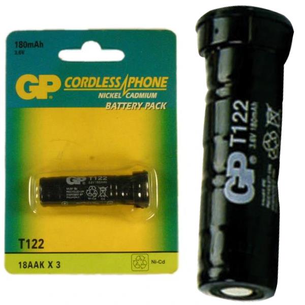 GP T122 180 MAH PANASONIC KX38 TELSİZ TELEFON PİLİ