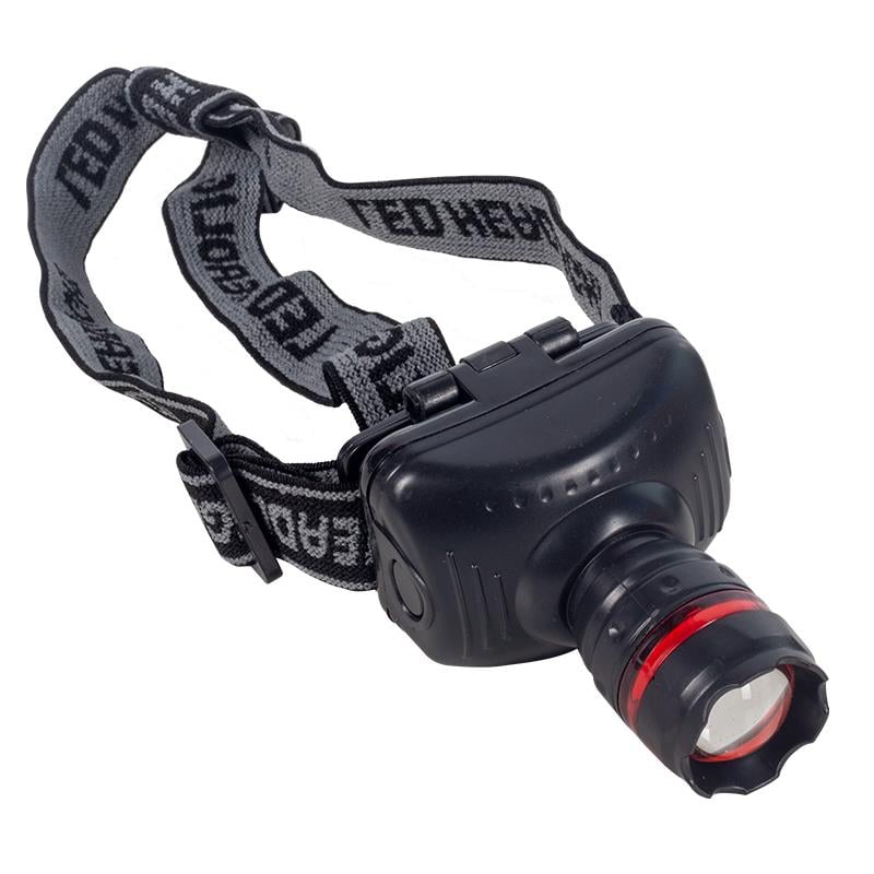 GREYDER GD-710 3*AAA PİLLİ 3 WATT POWER LEDLİ ZOOMLU KAFA FENERİ