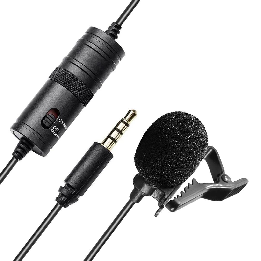 HAIKI HK-401 PROFESYONEL YOUTUBER YAKA MİKROFONU (6 METRE KABLOLU)