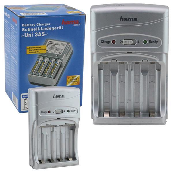 HAMA DELTA 2/4 AA/AAA ARAÇ+EV TİPİ PİL ŞARJ CİHAZI