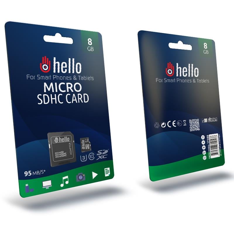 HELLO 8 GB MICRO SD HAFIZA KARTI (CLASS 10)