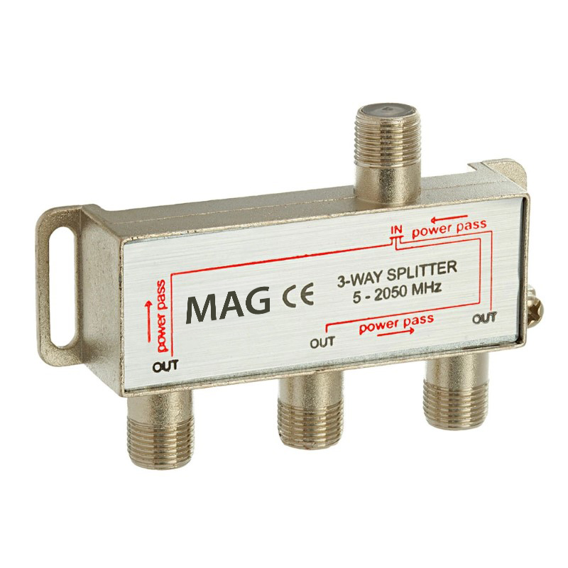 HERZ 1/3 ANTEN SPLİTTER 5-2500 MHZ POWERPASS