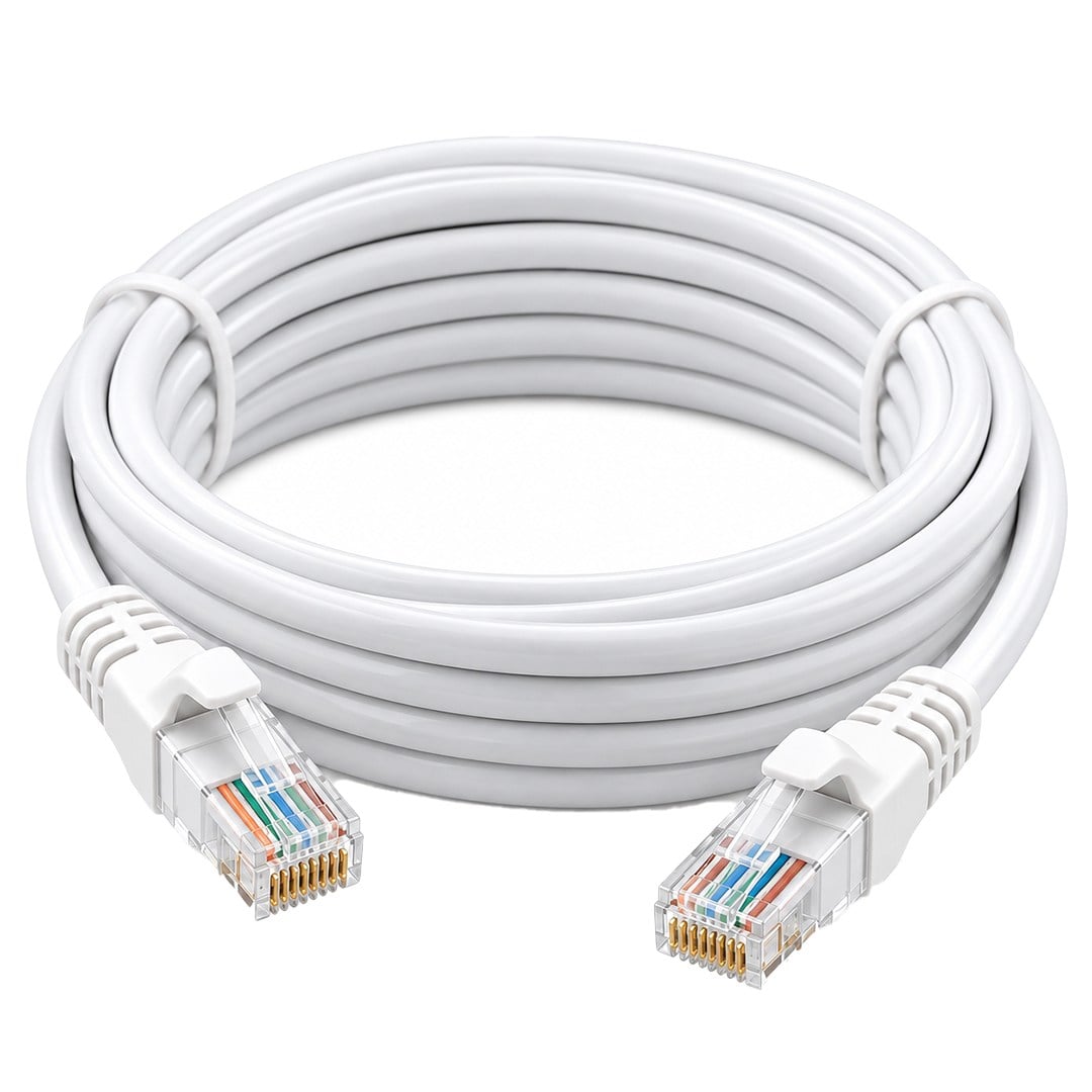 HERZ BEYAZ CAT6 10 METRE RJ45 PATCH NETWORK ETHERNET İNTERNET KABLOSU Fiyatı - Merter Elektronik