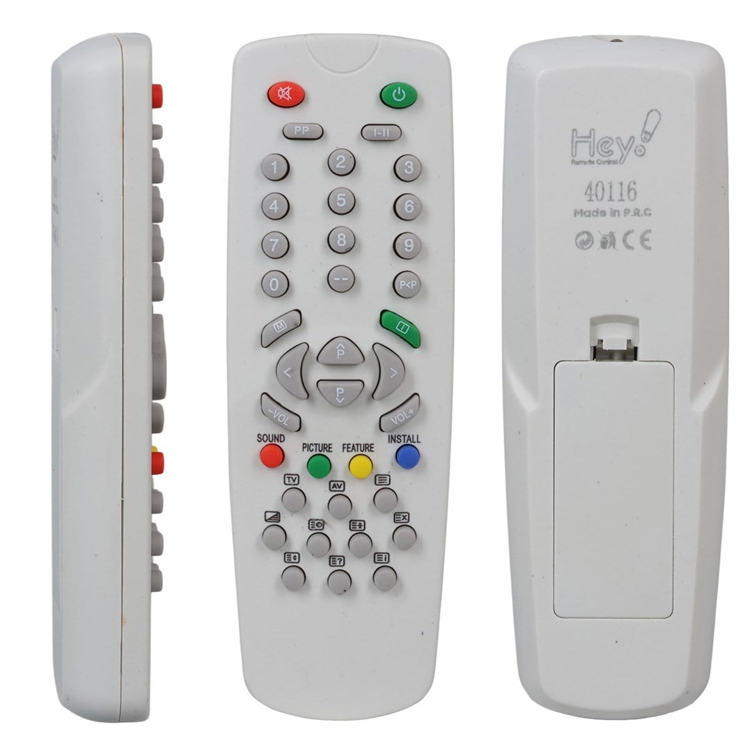 HEY KT VESTEL 3040-1945-1940 MİNİ KALIP PP TUŞLU TV KUMANDA