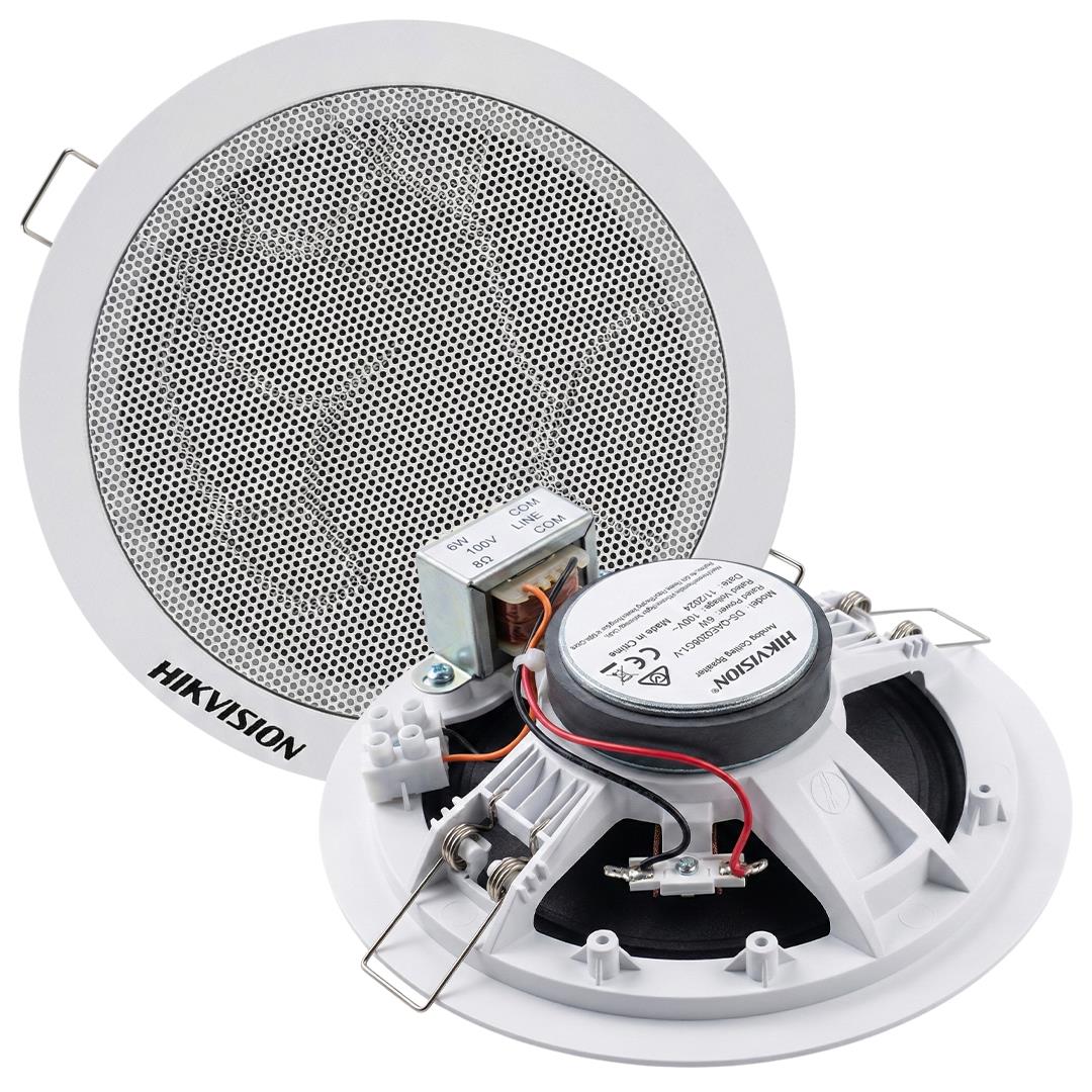 HIKVISION DS-QAE0206G1-V 6 WATT ANALOG ASMA TAVAN HOPARLÖR Fiyatı - Merter Elektronik