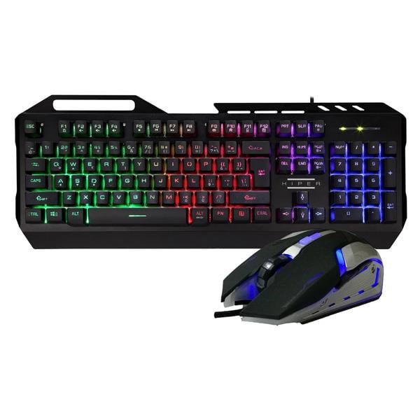 HIPER LOGOS V40 GAMING METAL KASA OYUNCU KLAVYE+MOUSE SET
