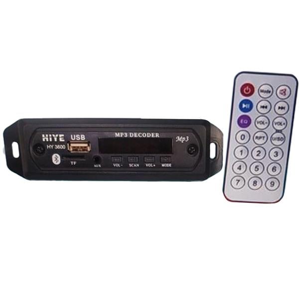 HIYE HY-3600 MİKROFONLU OTO TEYP USB/SD/BLUETOOTH-KUMANDA 12V OTO TEYP ÇEVİRİCİ DİJİTAL PLAYER BOARD