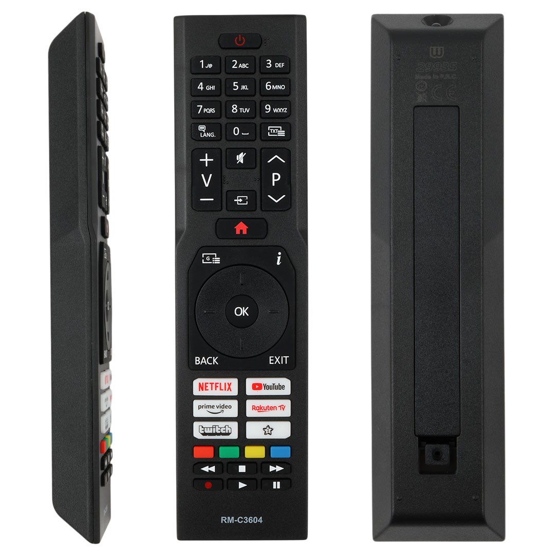 HJC123 RM-C3604 JVC NETFLIX-YOUTUBE-PRIME VIDEO TUŞLU LCD-LED TV KUMANDA Fiyatı - Merter Elektronik