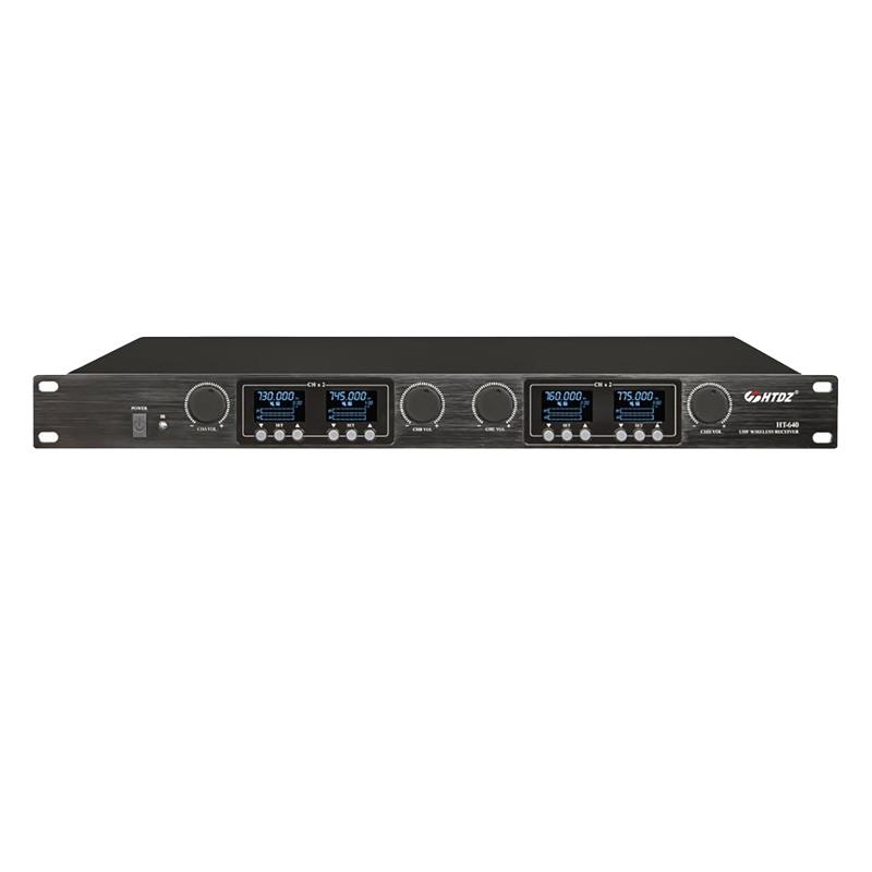 HTDZ HT-640 4 KANAL KABLOSUZ MİKROFON RECEIVER