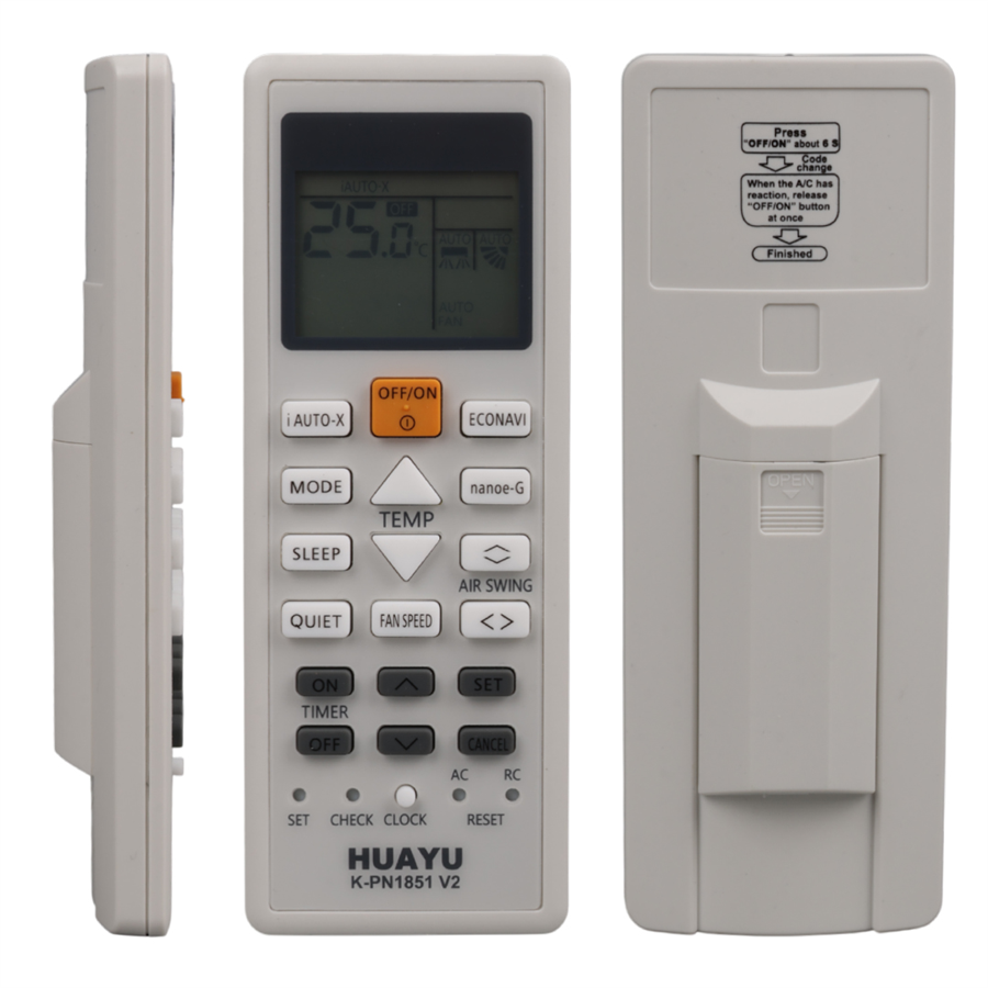 HUAYU K-PN1851 V2 UNIVERSAL PANASONIC KLİMA KUMANDASI Fiyatı - Merter Elektronik