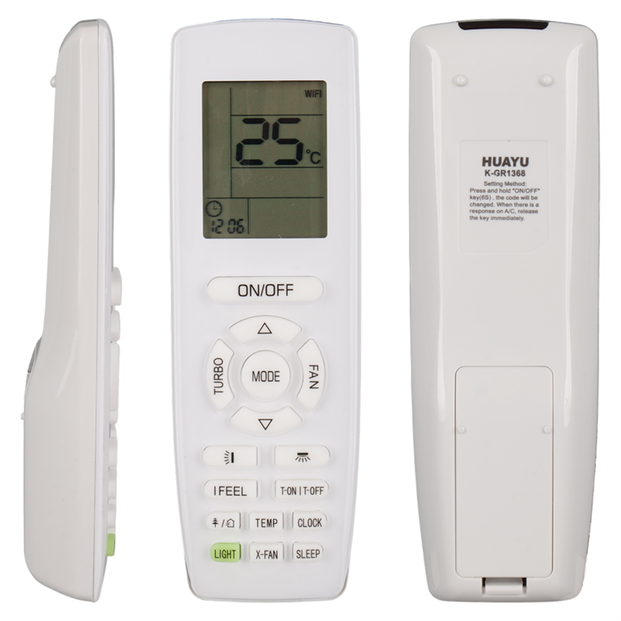 HUAYU KK K-GR1368 UNIVERSAL GREE AKILLI KLİMA KUMANDASI Fiyatı - Merter Elektronik