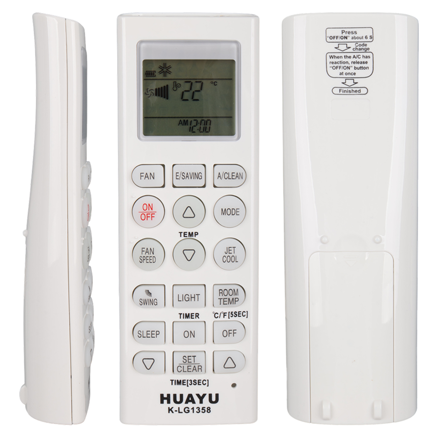 HUAYU KK K-LG1358 LG A/C AKILLI UNİVERSAL KLİMA KUMANDASI Fiyatı - Merter Elektronik