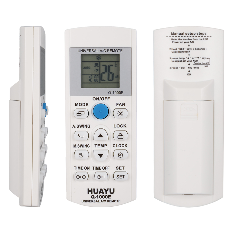 HUAYU KK Q-1000E UNIVERSAL A/C AKILLI KLİMA KUMANDASI Fiyatı - Merter Elektronik