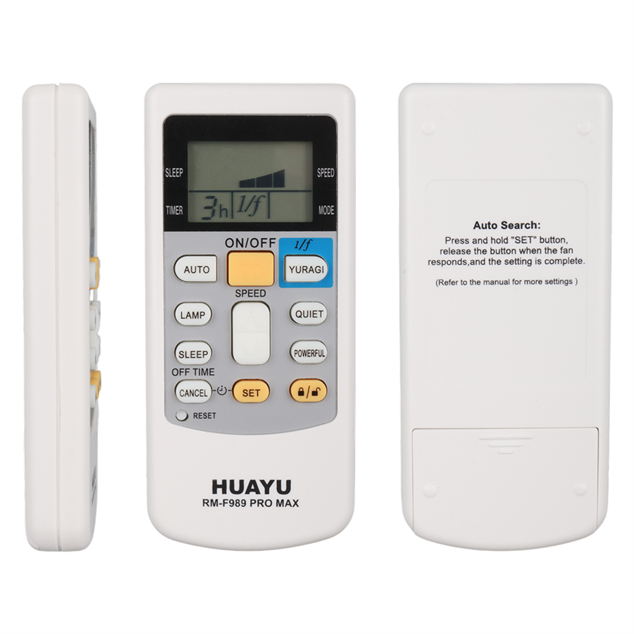 HUAYU KK RM-F989 PRO MAX UNİVERSAL KLİMA AKILLI KUMANDA Fiyatı - Merter Elektronik
