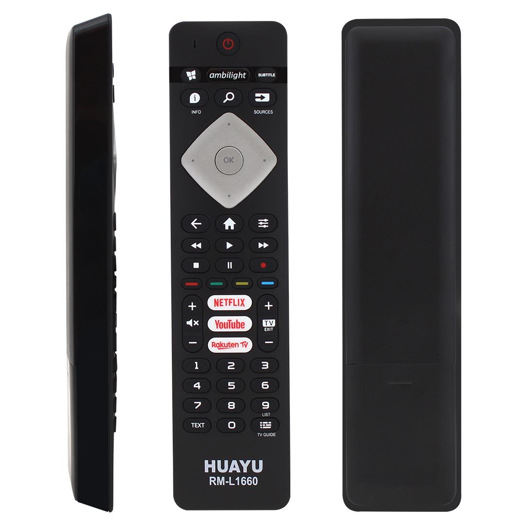 Huayu Philips RM-L1660 RC4498 RC4501 YKF291-003 Netflix-Youtube-Rakuten Tv Tuşlu Lcd Led Tv Kumanda (Ses Komutsuz) Fiyatı - Merter Elektronik