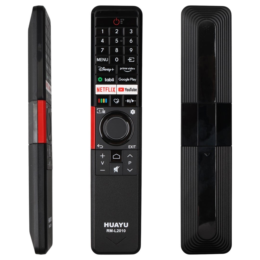 HUAYU RM-L2010 VESTEL UNIVERSEL NETFLIX-YOUTUBE-GOOGLE PLAY - TABİİ TUŞLU LCD-LED TV KUMANDA