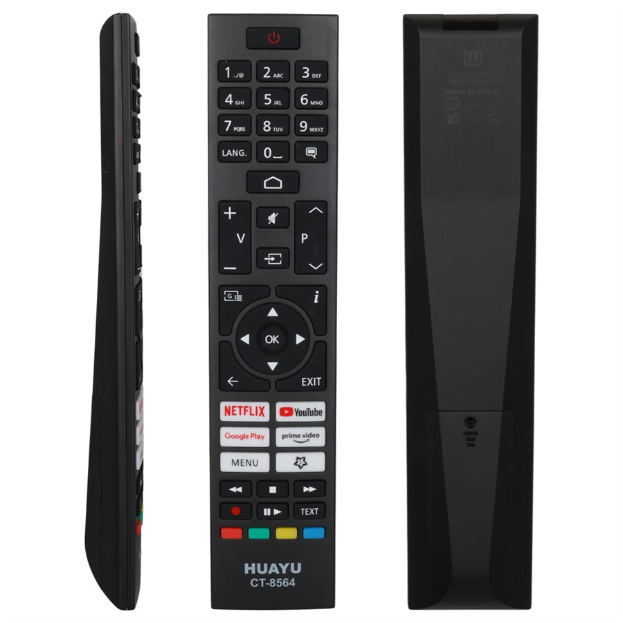 Huayu Toshiba CT-8564  / Vestel 30110072 Netflix-Youtube-Prime Video-Google Play Tuşlu Lcd-Led Tv Kumanda Fiyatı - Merter Elektronik