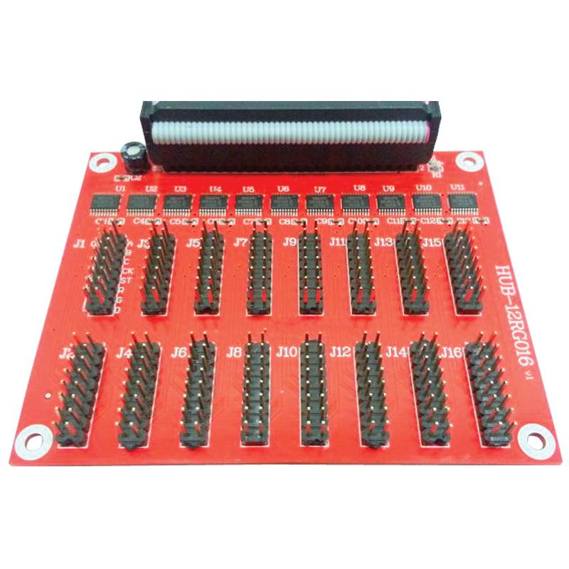 HUB-12RG016 16 SIRA TEK RENK P10 PANELLER İÇİN KART