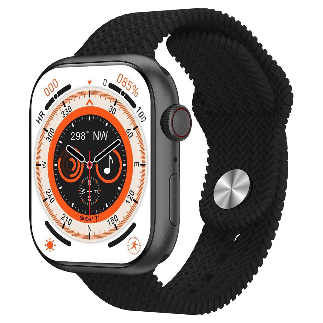 HYTECH W20PRO IOS VE ANDROID UYUMLU 2.09 INCH GENİŞ EKRANLI SİYAH AKILLI SAAT