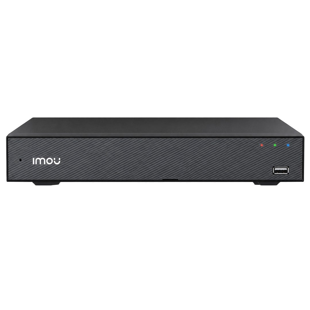 IMOU VR-N110-4P-8A0E N110-4P 4K HDMI + 1080P VGA · H.265 DAHİLİ MİKROFON & HOPARLÖR  4 POE 10 KANAL NVR KAYIT CİHAZI