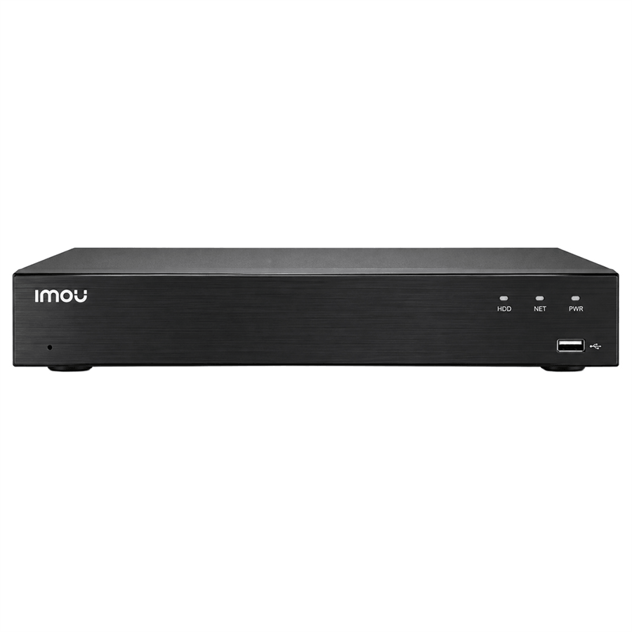 IMOU NVR-N236-16P-8A0E N236-16P 4K HDMI + 1080P VGA · H.265 DAHİLİ MİKROFON & HOPARLÖR 16 POE 36 KANAL NVR KAYTI CİHAZI