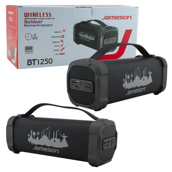 JAMESON BT-1250 PORTATİF BLUETOOTH SPEAKER - HOPARLÖR (USB+SD+FM+BT)