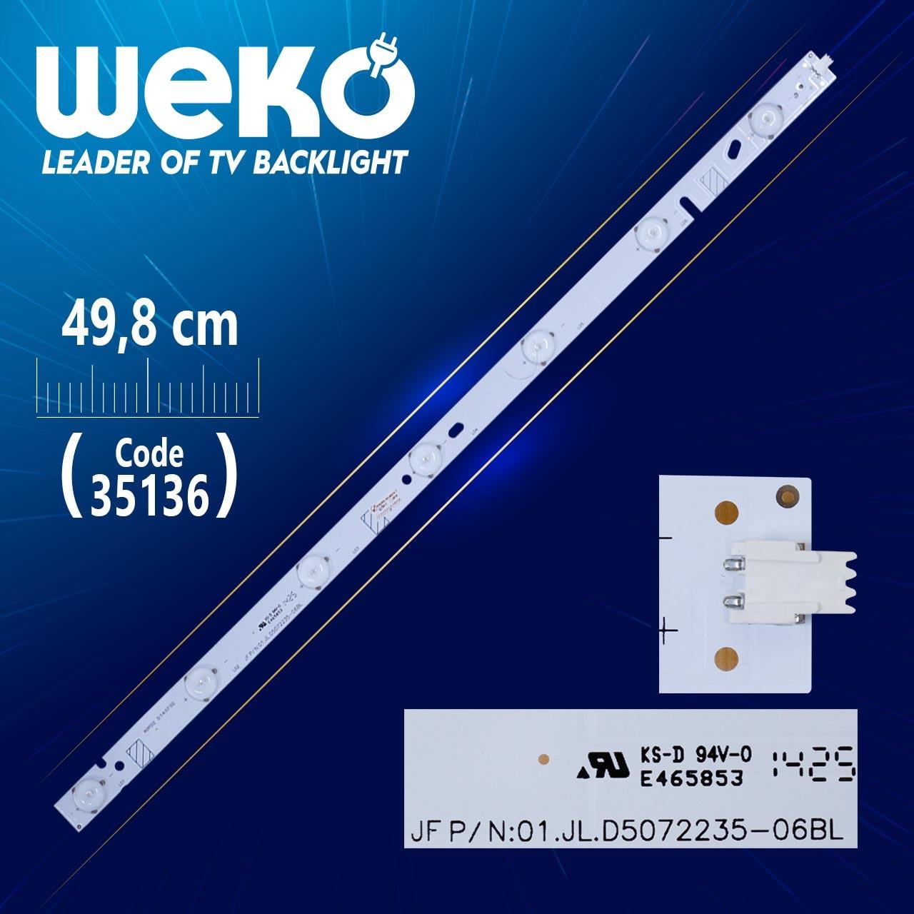 JF P/N:01.JL.D5072235-06BL - 49.8 CM 7 LEDLİ - (WK-866)