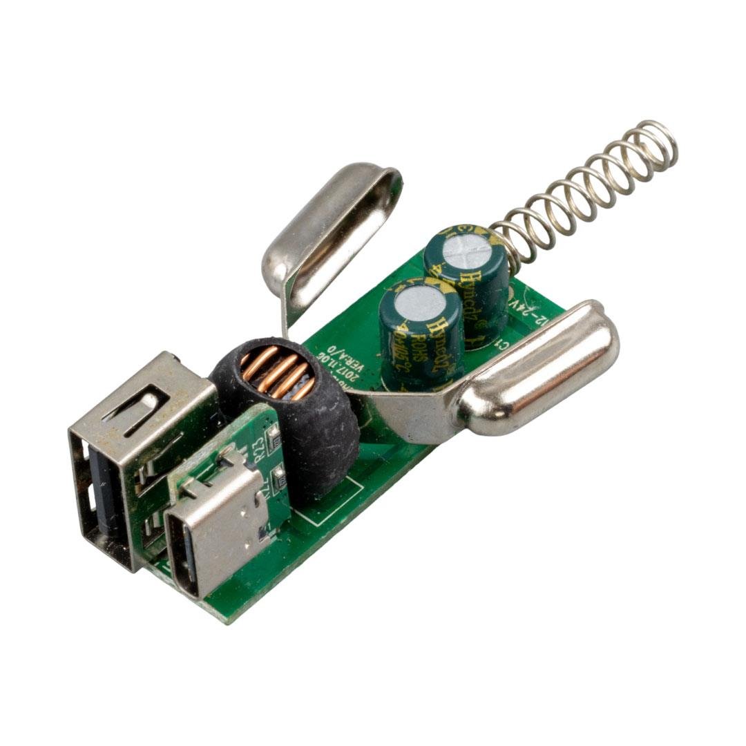 JJH815 USB TYPE-C MOBİLYA TELEFON ŞARJ MODÜLÜ BOARD (GİRİŞ 12/24V DC ÇIKIŞ 5V 3.4A) MBLY-25456