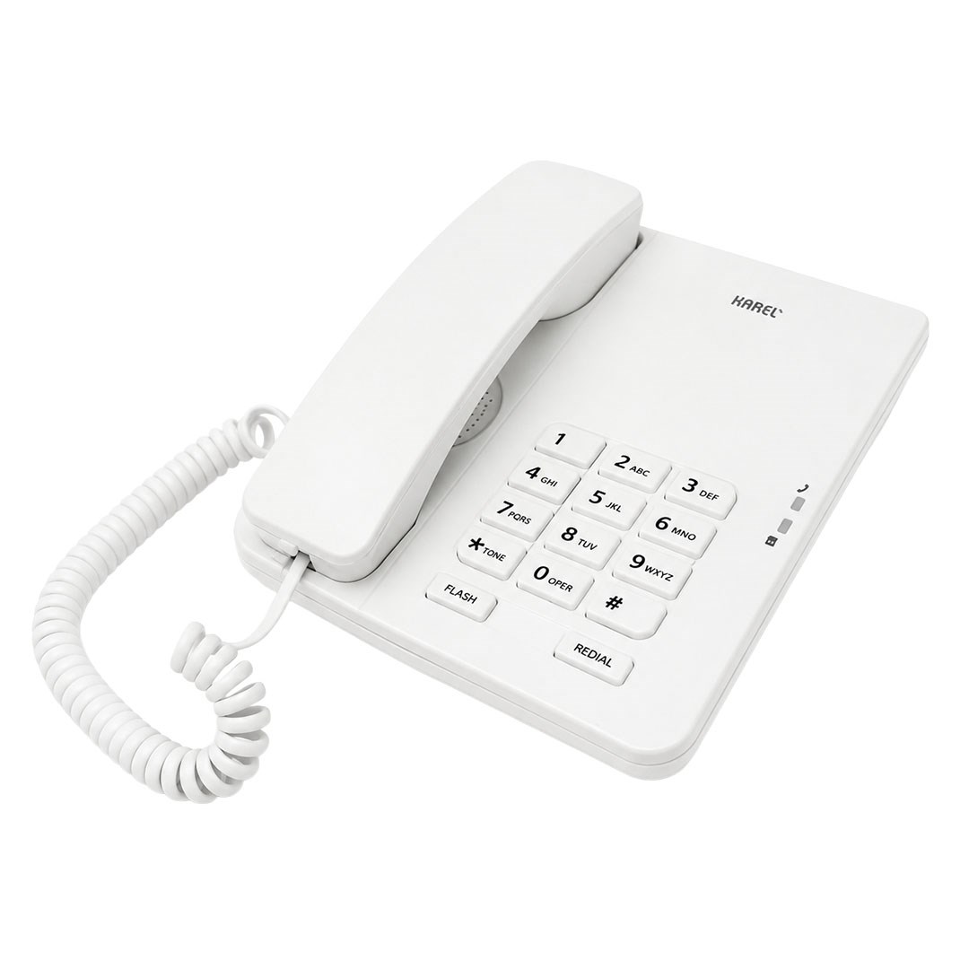 Karel TM-140 Kablolu Ekransız Krem Masaüstü Telefon                                                  Fiyatı - Merter Elektronik