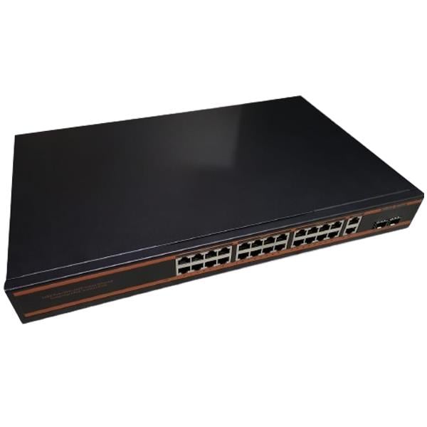 KARER 24+2+SFP 24 PORT 10/100/1000 MBPS 300W POE ETHERNET SWITCH
