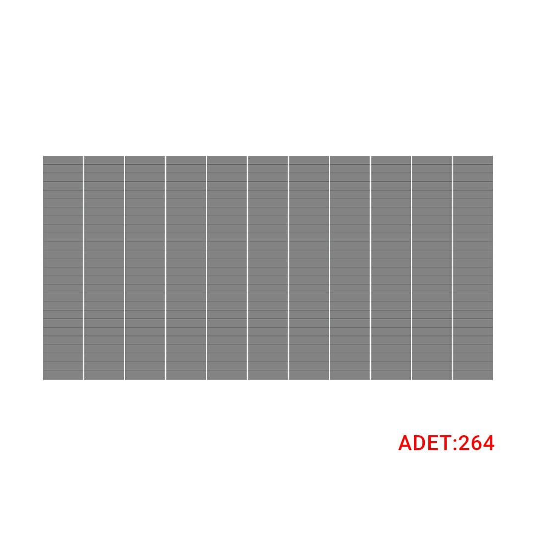KAUÇUK PED 15X4X3 ( PANEL MONTAJ İÇİN TAKOZ )