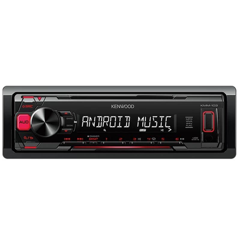 KENWOOD KMM-103 USB/FM/AUX MEKANİKSİZ KUMANDALI OTO TEYP 4X50 WATT